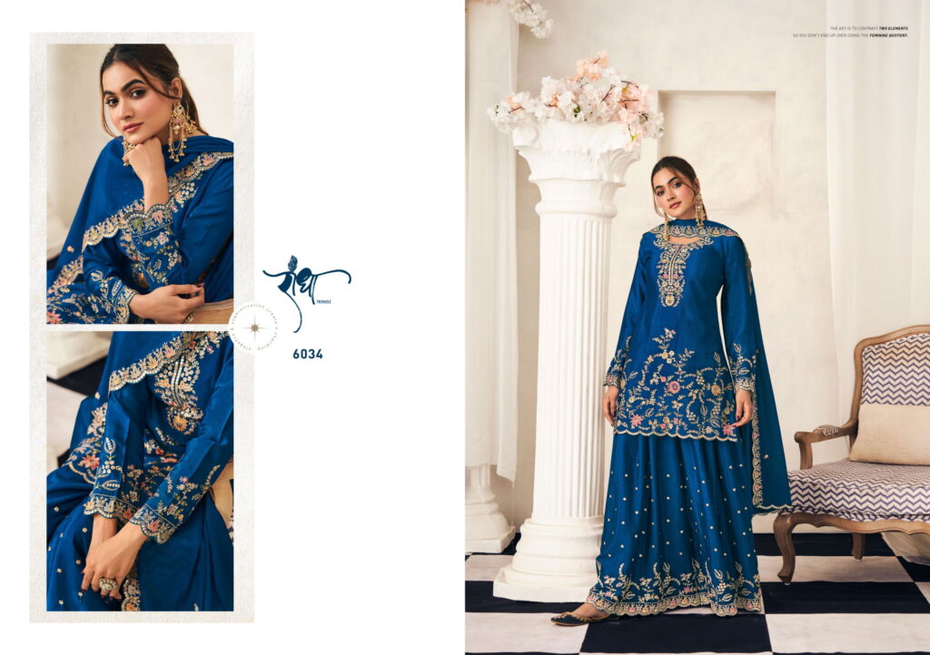 Stylish Radha Payal Chinon With Embroidery Threadwork Salwar Kameez Wholesale 2026
