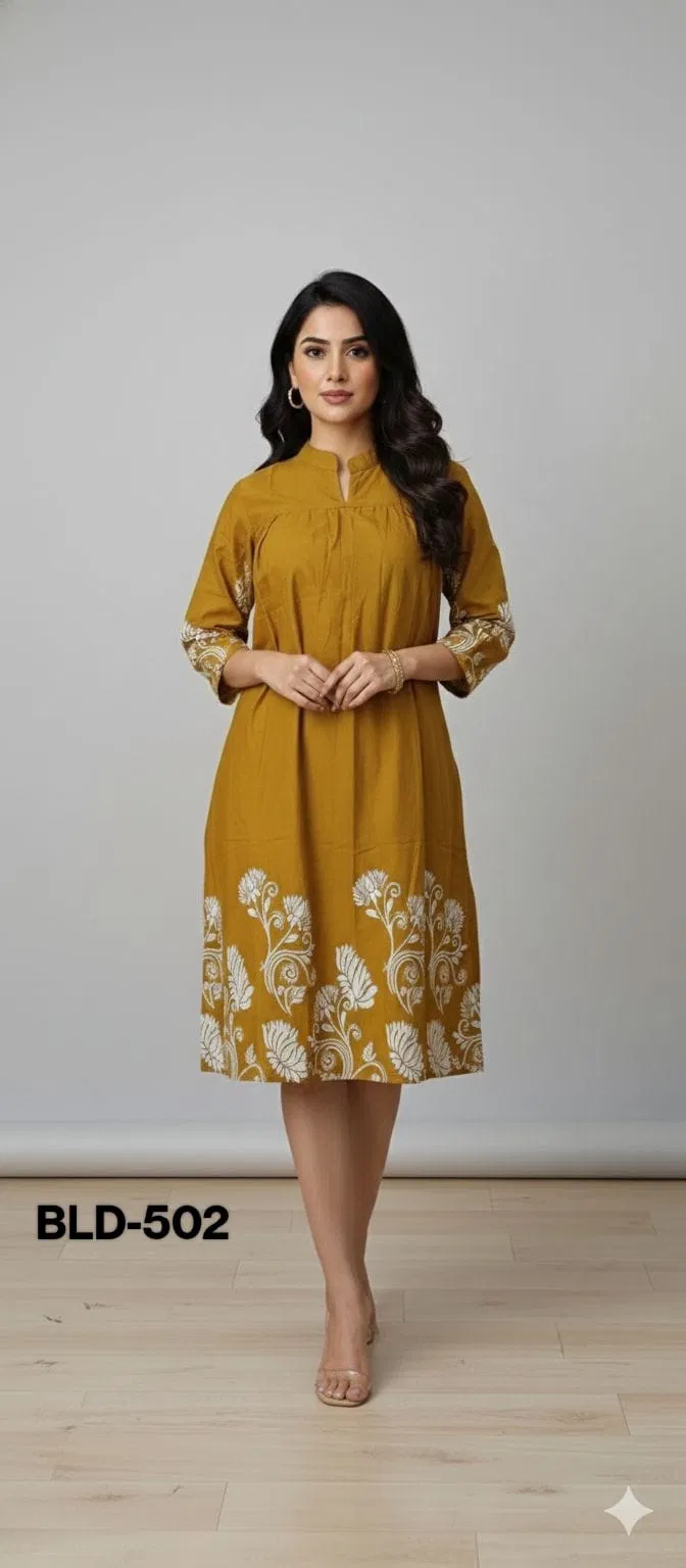St 500 Pure Cotton Cambric Stylish One Piece Collection Wholesale