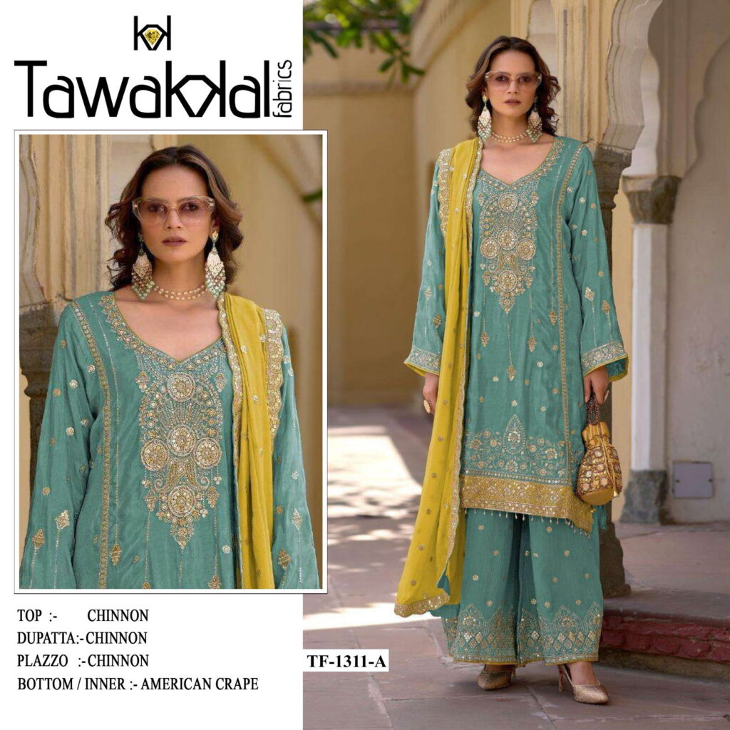 Launching Tf 1311 Heavy Chinnon Silk Pakistani Dress Collection Wholesale 2026