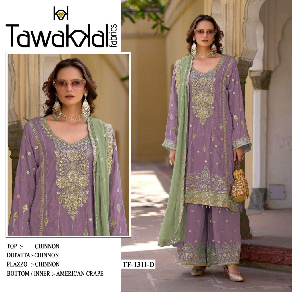Launching Tf 1311 Heavy Chinnon Silk Pakistani Dress Collection Wholesale 2026