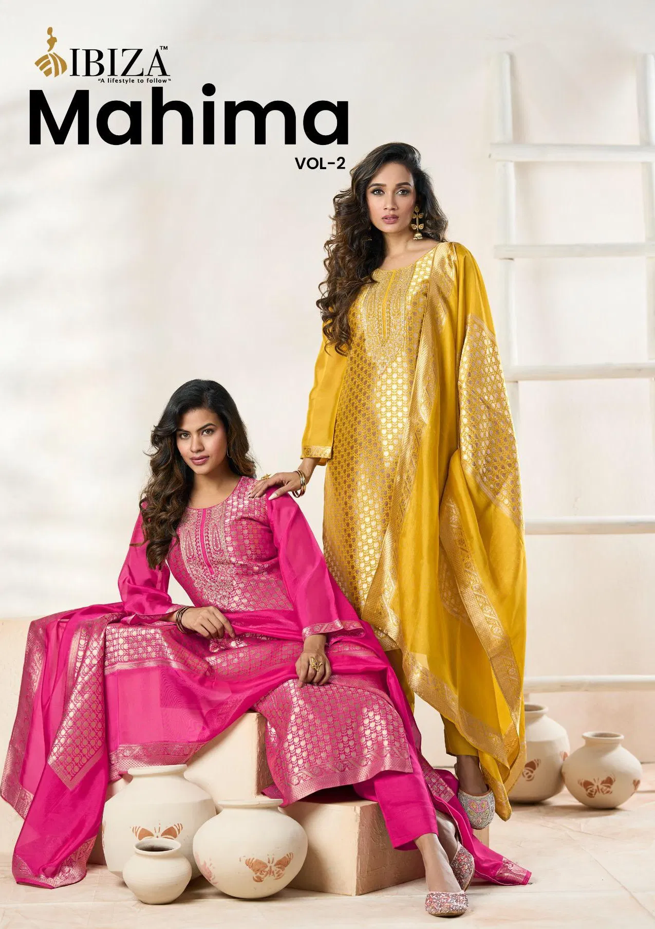 Ibiza Mahima Vol 2 Banglory Silk With Embroidery Work Salwar Kameez Wholesale