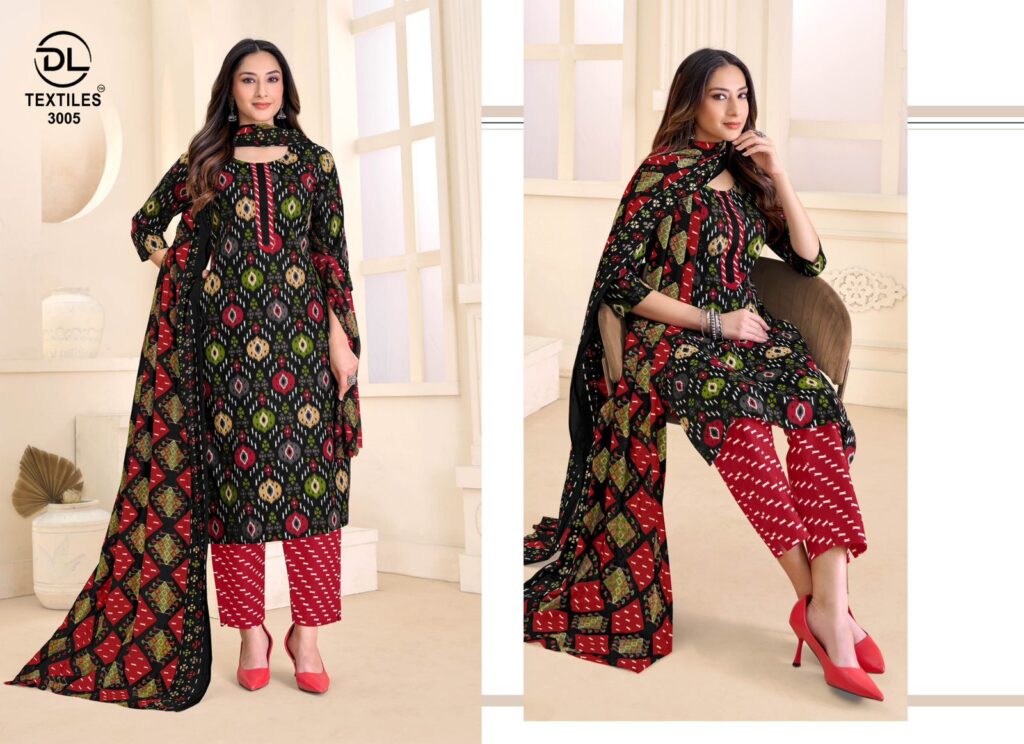 Buy Dl Nayarang Vol 3 Readymade Cotton Printed Kurti With Bottom Dupatta Wholesale 2026
