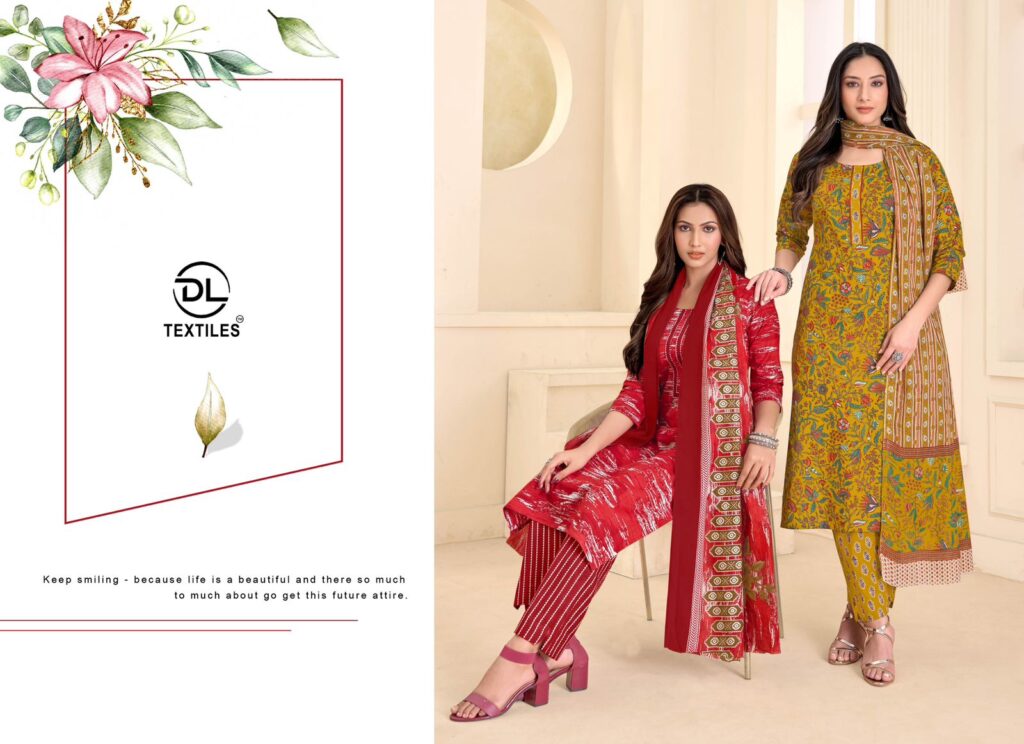 Buy Dl Nayarang Vol 3 Readymade Cotton Printed Kurti With Bottom Dupatta Wholesale 2026