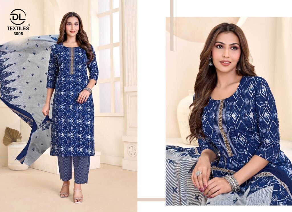 Buy Dl Nayarang Vol 3 Readymade Cotton Printed Kurti With Bottom Dupatta Wholesale 2026