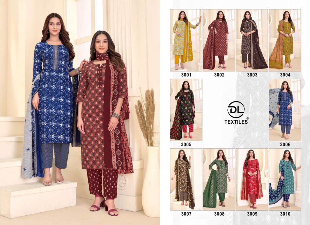 Buy Dl Nayarang Vol 3 Readymade Cotton Printed Kurti With Bottom Dupatta Wholesale 2026