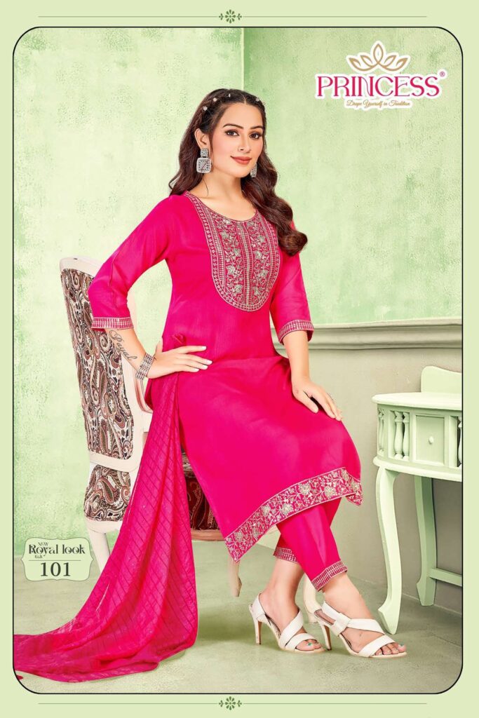 Buy Royal Look Rayon Embroidery Worked Fancy Kurti With Bottom Dupatta Wholesale 2026 2 Buy Royal Look Rayon Embroidery Worked Fancy Kurti With Bottom Dupatta Wholesale 2026