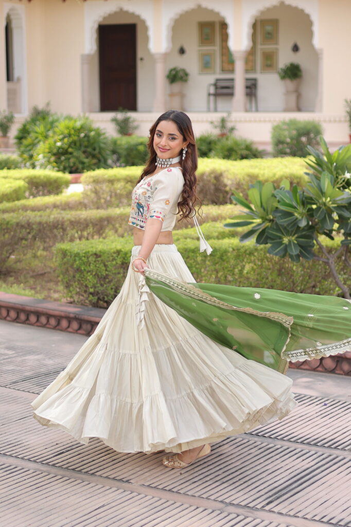 Launching Lekha KA 5061 Cosmos Silk Frill Stitching lehenga Choli Wholesale 2026