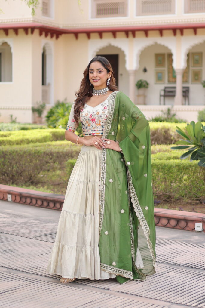 Launching Lekha KA 5061 Cosmos Silk Frill Stitching lehenga Choli Wholesale 2026