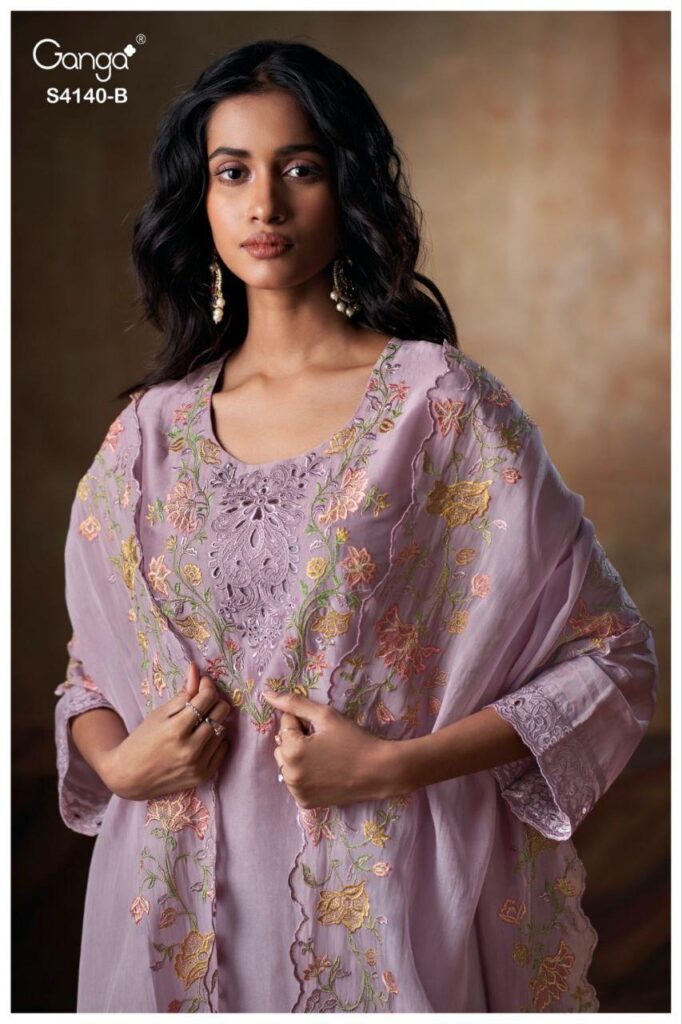 Latest Ganga Cassara 4140 Bemberg Silk Embroidery Salwar Kameez Wholesale 2026