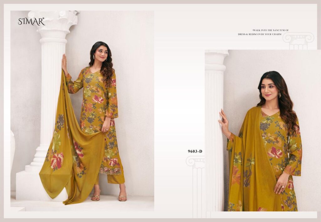 Beautiful Glossy Simar Everbloom Vol 2 Viscose Muslin Digital Printed Salwar Kameez Wholesale 2026