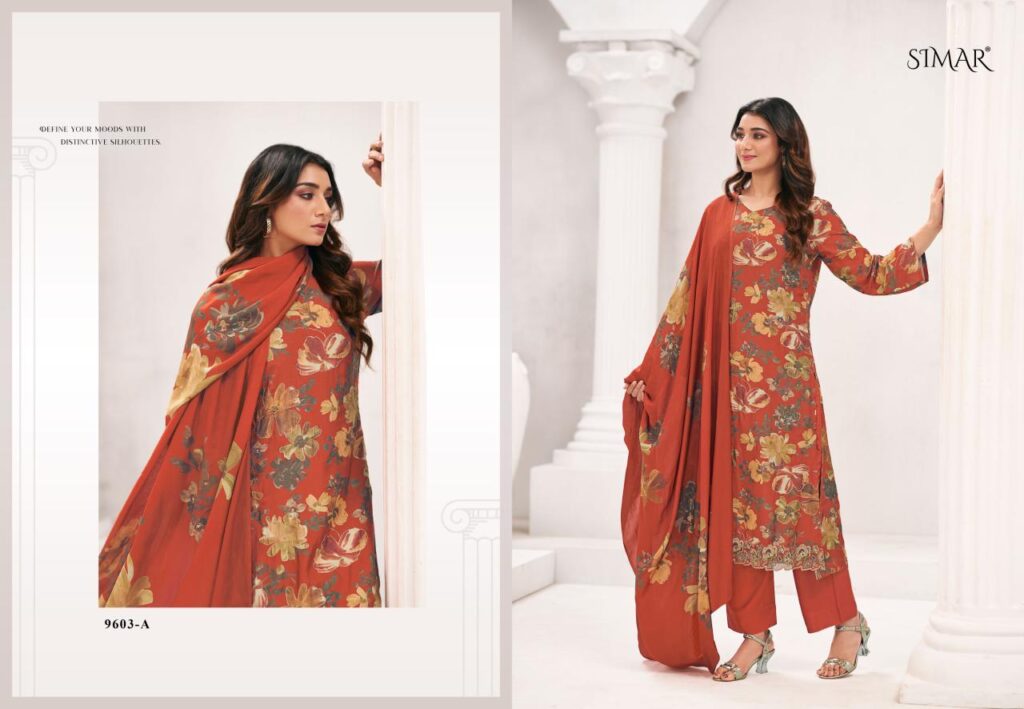 Beautiful Glossy Simar Everbloom Vol 2 Viscose Muslin Digital Printed Salwar Kameez Wholesale 2026
