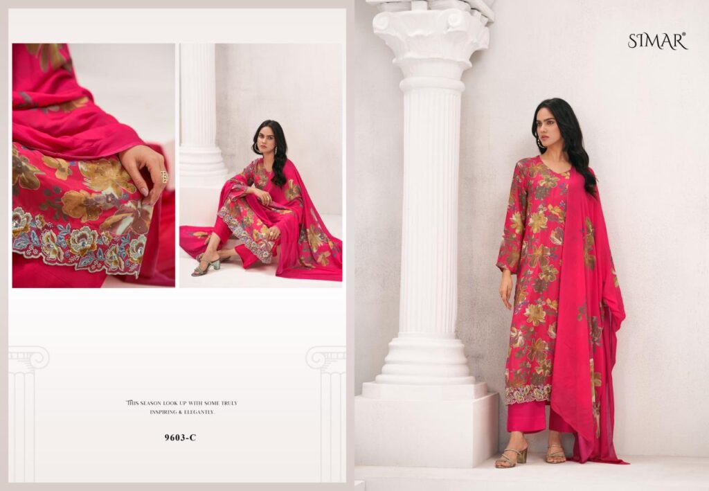 Beautiful Glossy Simar Everbloom Vol 2 Viscose Muslin Digital Printed Salwar Kameez Wholesale 2026