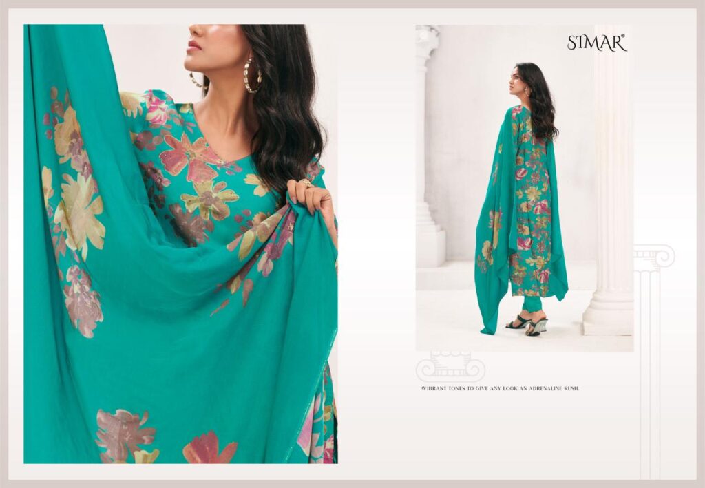Beautiful Glossy Simar Everbloom Vol 2 Viscose Muslin Digital Printed Salwar Kameez Wholesale 2026