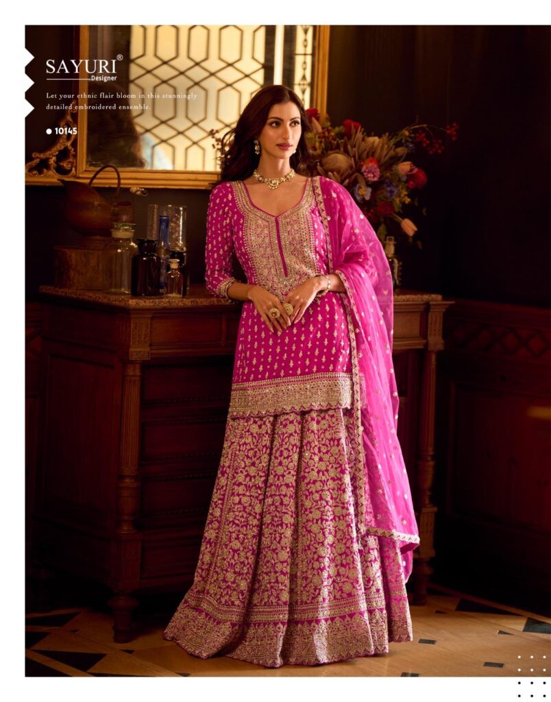 Latest Sayuri Sureena Georgette With Embroidered Work Salwar Kameez Wholesale 2026