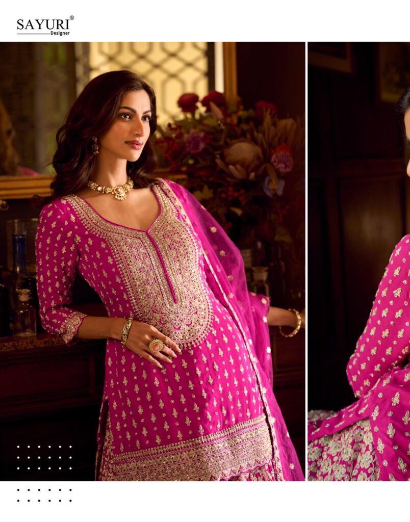 Latest Sayuri Sureena Georgette With Embroidered Work Salwar Kameez Wholesale 2026