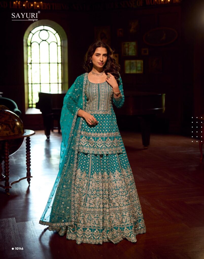 Latest Sayuri Sureena Georgette With Embroidered Work Salwar Kameez Wholesale 2026