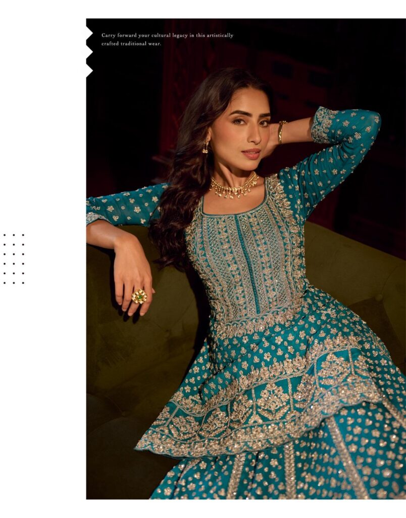 Latest Sayuri Sureena Georgette With Embroidered Work Salwar Kameez Wholesale 2026