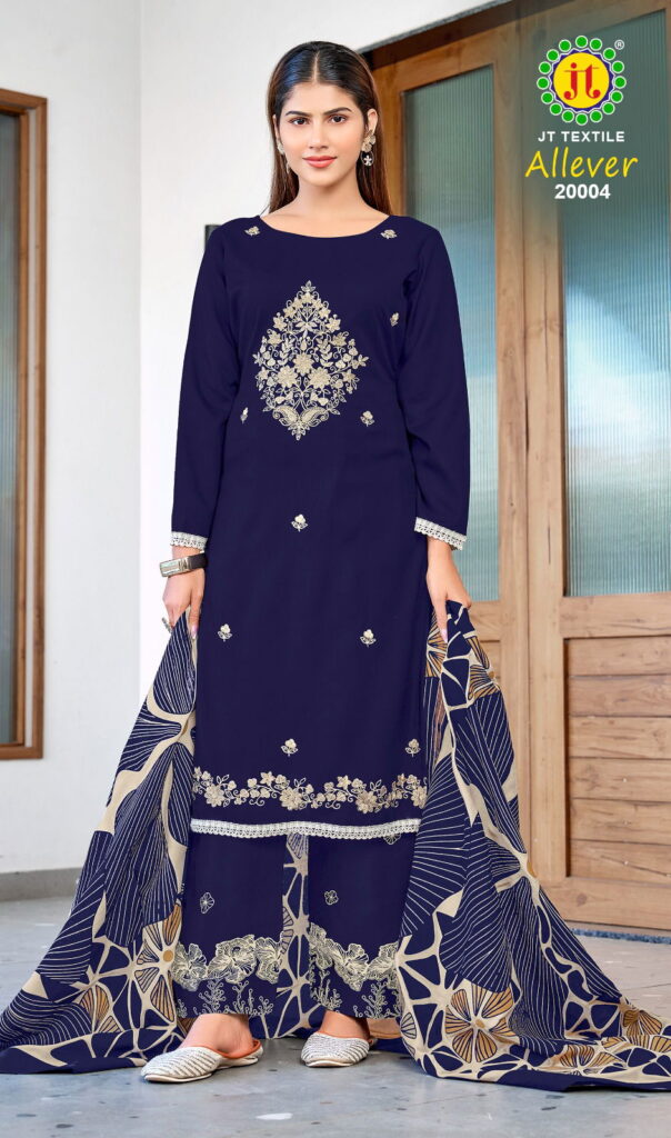 Beautiful Jt Allever Vol 20 Rayon With Embroidery Work Dress Material Collection Wholesale 2026
