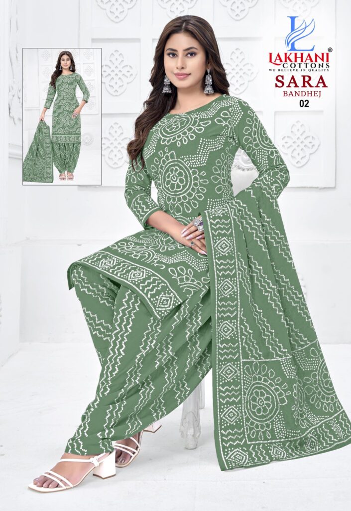 Stylish Lakhani Sara Bandhej Vol 01 Cotton Printed Dress Material Collection Wholesale 2026 3 Stylish Lakhani Sara Bandhej Vol 01 Cotton Printed Dress Material Collection Wholesale 2026