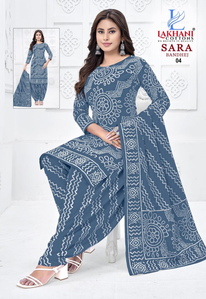 Stylish Lakhani Sara Bandhej Vol 01 Cotton Printed Dress Material Collection Wholesale 2026 5 Stylish Lakhani Sara Bandhej Vol 01 Cotton Printed Dress Material Collection Wholesale 2026