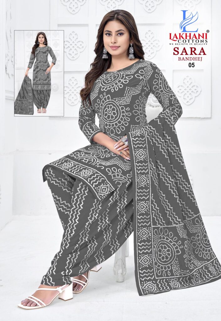 Stylish Lakhani Sara Bandhej Vol 01 Cotton Printed Dress Material Collection Wholesale 2026 6 Stylish Lakhani Sara Bandhej Vol 01 Cotton Printed Dress Material Collection Wholesale 2026