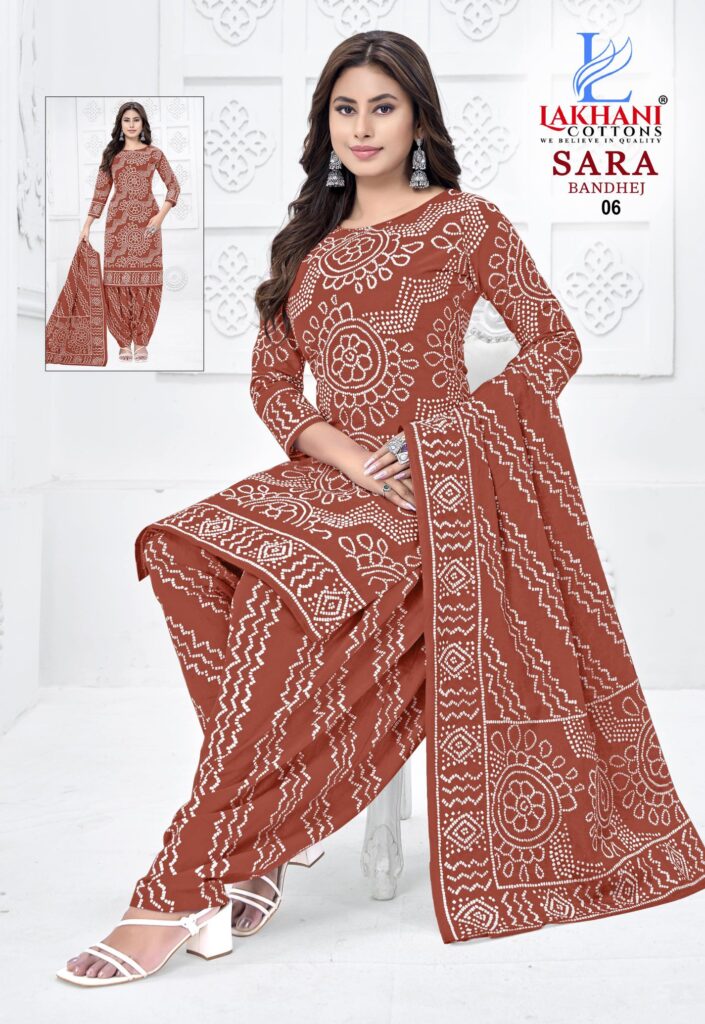 Stylish Lakhani Sara Bandhej Vol 01 Cotton Printed Dress Material Collection Wholesale 2026 7 Stylish Lakhani Sara Bandhej Vol 01 Cotton Printed Dress Material Collection Wholesale 2026