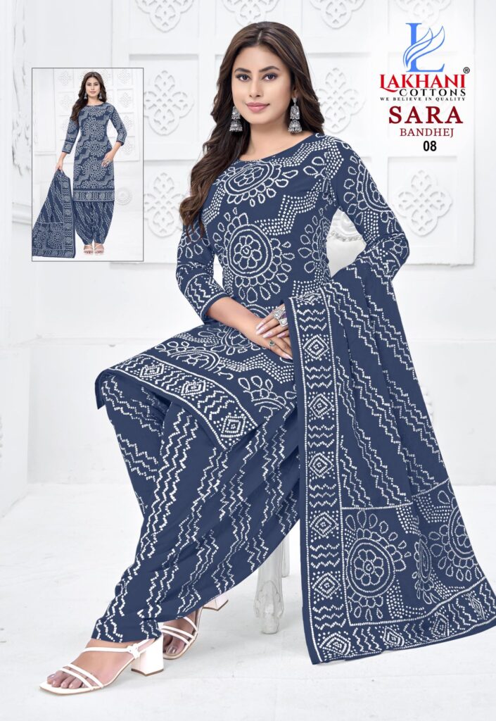 Stylish Lakhani Sara Bandhej Vol 01 Cotton Printed Dress Material Collection Wholesale 2026 9 Stylish Lakhani Sara Bandhej Vol 01 Cotton Printed Dress Material Collection Wholesale 2026