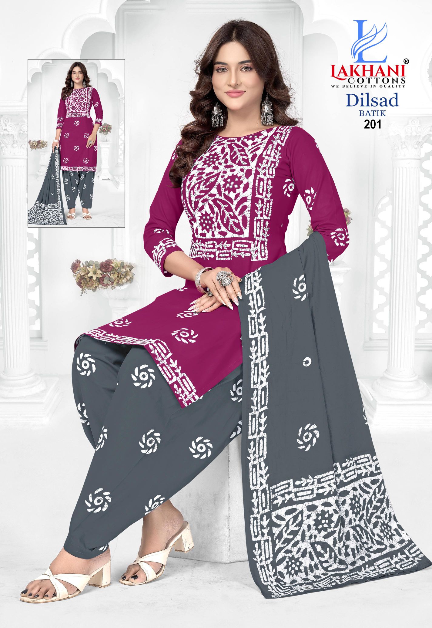 Lakhani Dilsad Batik Vol 02 Cotton Printed Daily Wear Dress Material Wholesale