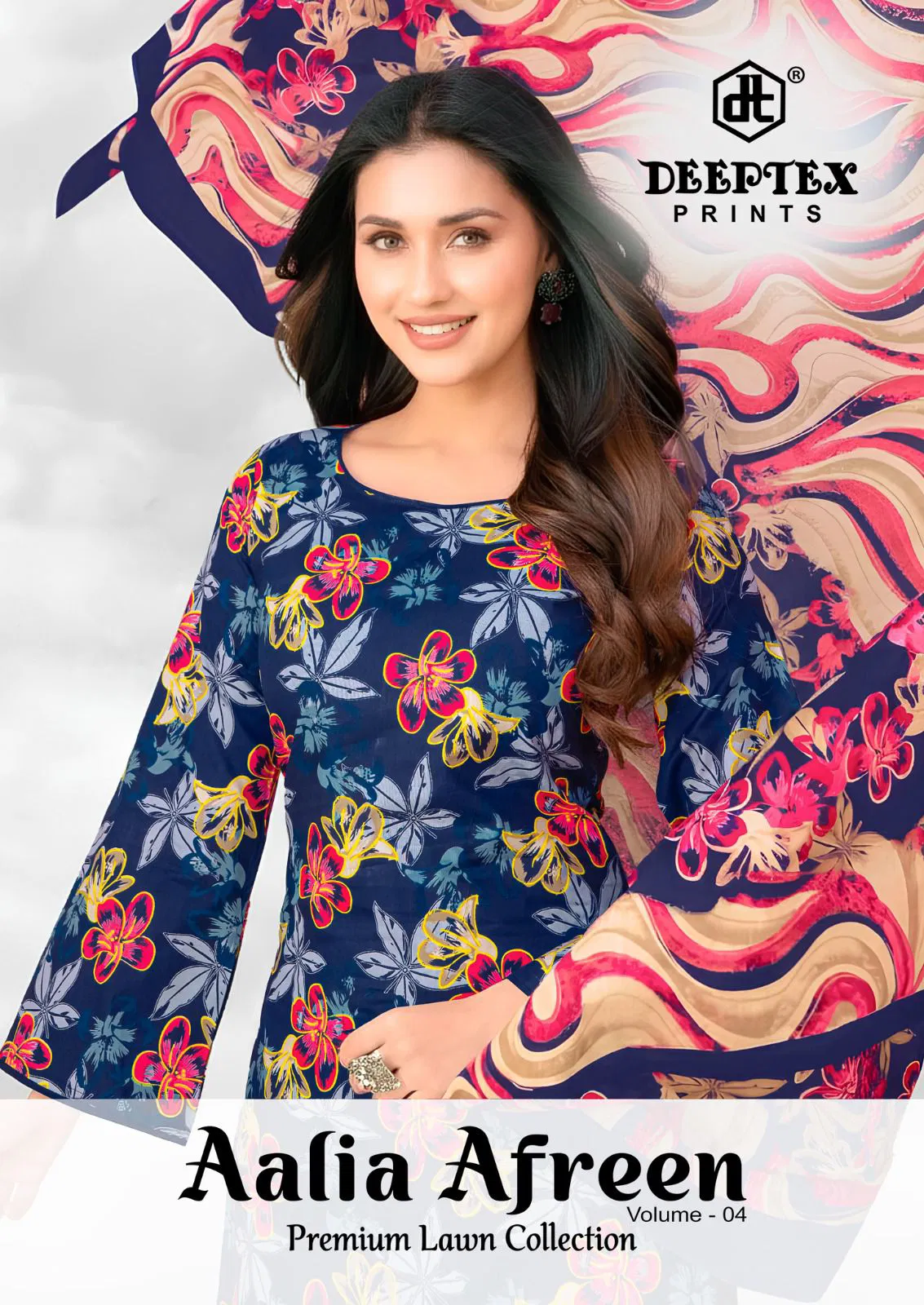 Deeptex Aalia Afreen Vol 04 Cotton Printed Fancy Dress Material Collection Wholesale