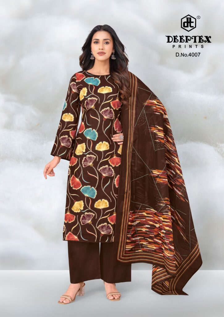 Beautiful Deeptex Aalia Afreen Vol 04 Cotton Printed Fancy Dress Material Collection Wholesale 2026