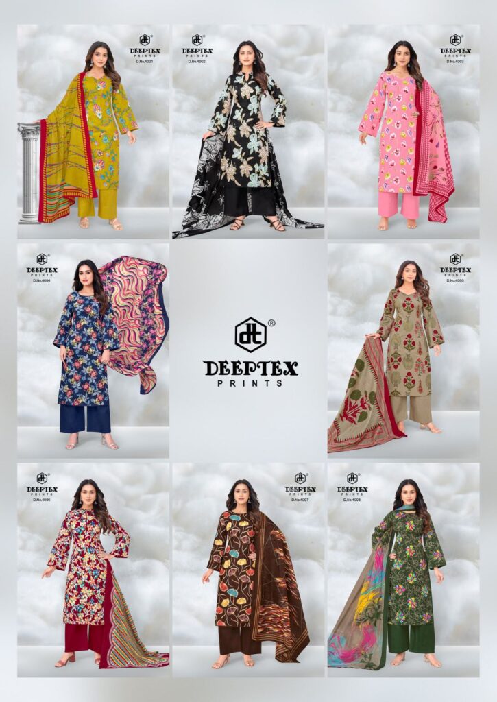Beautiful Deeptex Aalia Afreen Vol 04 Cotton Printed Fancy Dress Material Collection Wholesale 2026