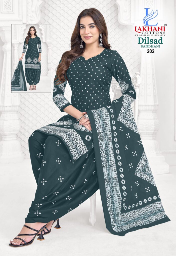 Launching Lakhani Dilsad Bandhani Vol 02 Cotton Printed Fancy Dress Material Wholesale 2026