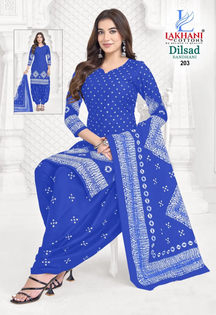 Launching Lakhani Dilsad Bandhani Vol 02 Cotton Printed Fancy Dress Material Wholesale 2026
