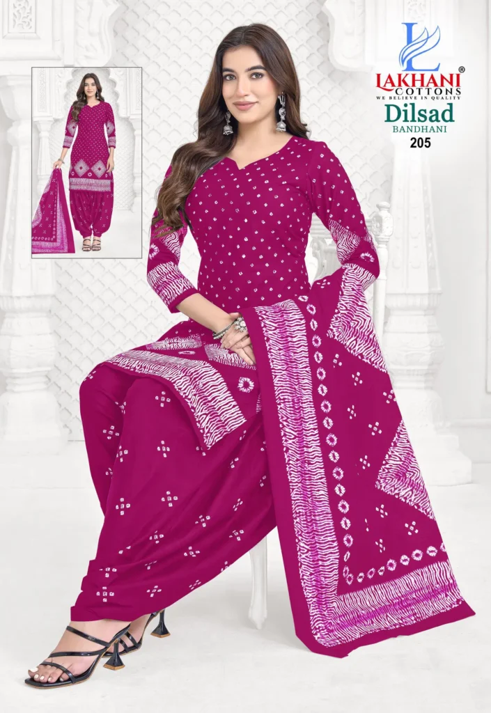 Launching Lakhani Dilsad Bandhani Vol 02 Cotton Printed Fancy Dress Material Wholesale 2026
