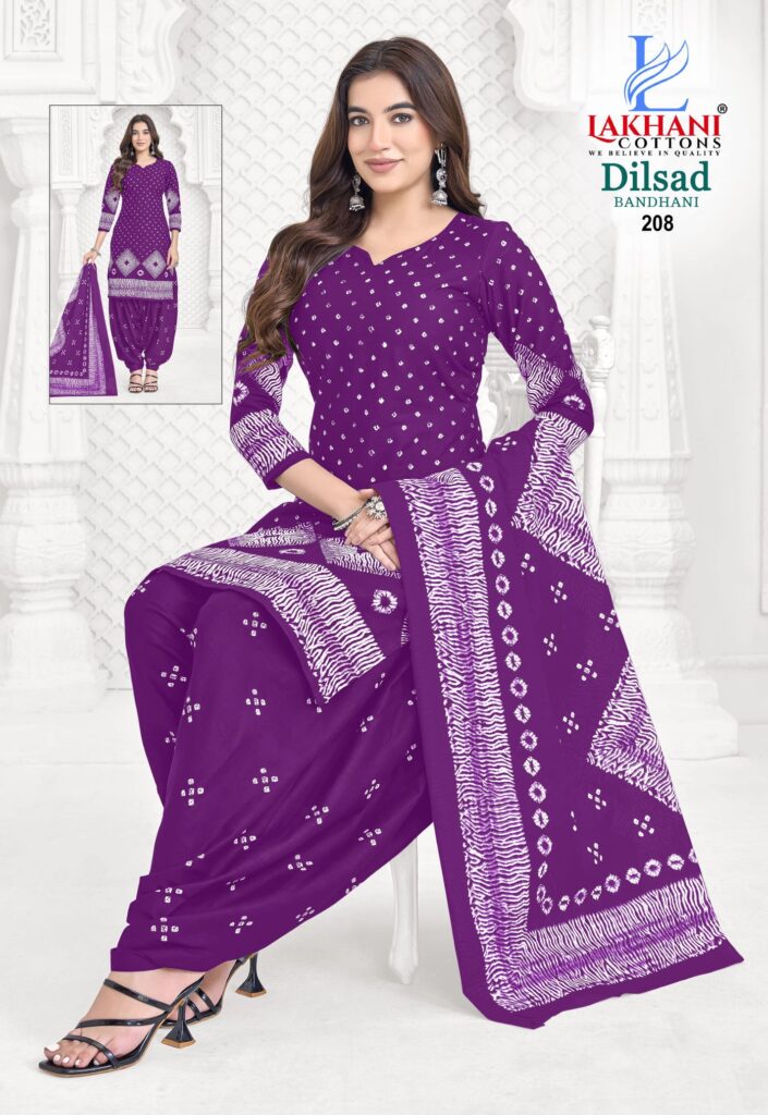 Launching Lakhani Dilsad Bandhani Vol 02 Cotton Printed Fancy Dress Material Wholesale 2026