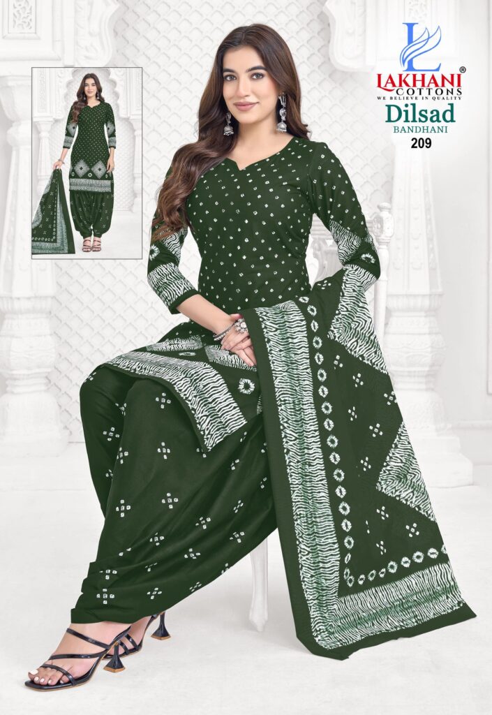 Launching Lakhani Dilsad Bandhani Vol 02 Cotton Printed Fancy Dress Material Wholesale 2026