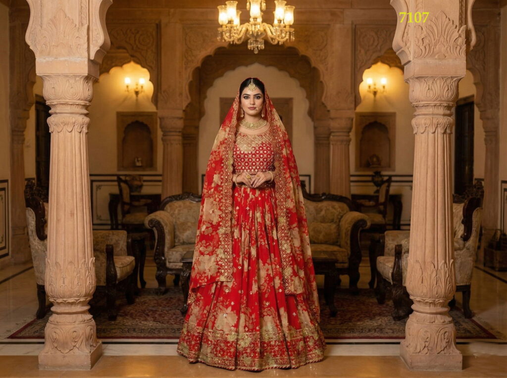 Buy Senhora Preeta 7107 And 08 Georgette Printed Embroidery Lehenga Choli Collection Wholesale 2026