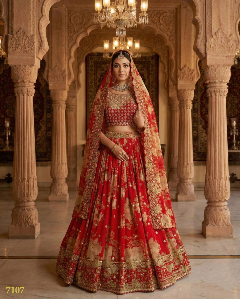 Buy Senhora Preeta 7107 And 08 Georgette Printed Embroidery Lehenga Choli Collection Wholesale 2026