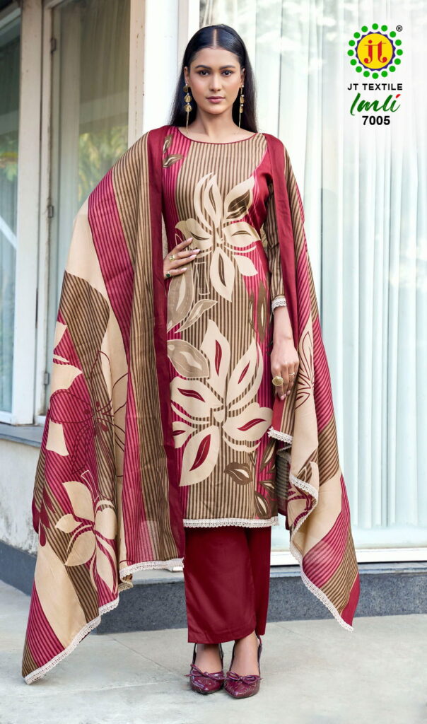 Stylish Jt Imli Vol 7 Rayon With Foil Printed Dress Material Collection Wholesale 2026