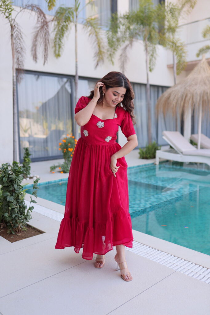 Stylish Lekha KA 1224 Fendi Silk Beads Embroidery Gown Wholesale 2026 4 Stylish Lekha KA 1224 Fendi Silk Beads Embroidery Gown Wholesale 2026