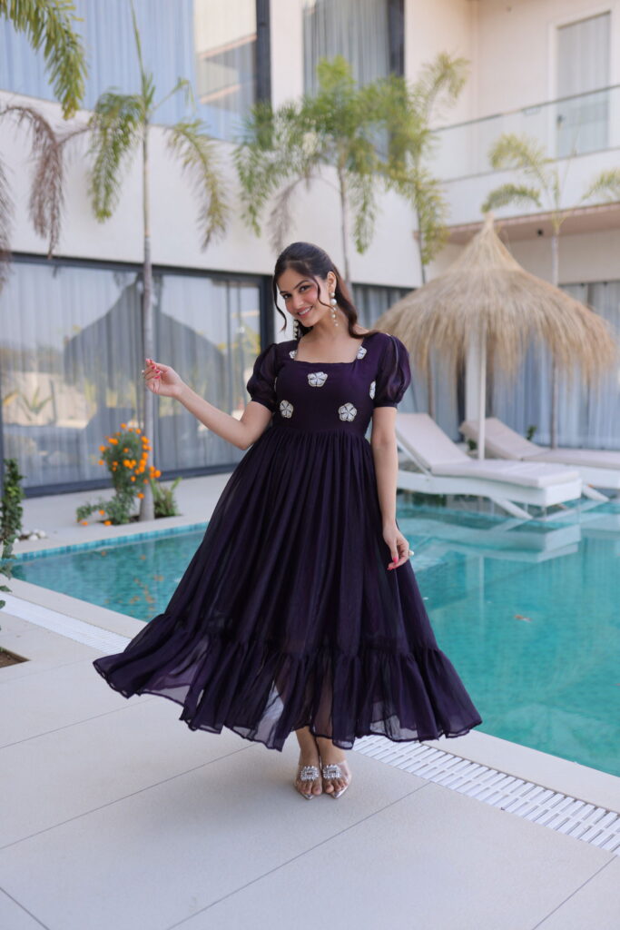 Stylish Lekha KA 1224 Fendi Silk Beads Embroidery Gown Wholesale 2026 10 Stylish Lekha KA 1224 Fendi Silk Beads Embroidery Gown Wholesale 2026