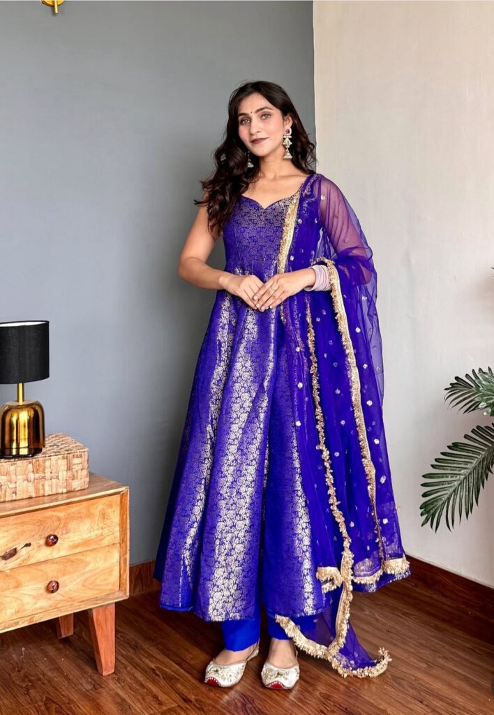 Launching Dv 5165 Banarasi silk meets a modern flare Designer Dress Collection Wholesale 2026