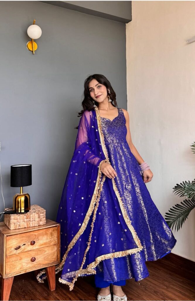 Launching Dv 5165 Banarasi silk meets a modern flare Designer Dress Collection Wholesale 2026