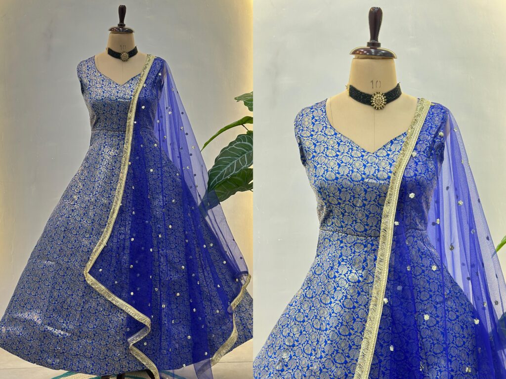 Launching Dv 5165 Banarasi silk meets a modern flare Designer Dress Collection Wholesale 2026