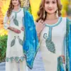 Naisha K 576 Jacquard Fancy Kurti Pant And Dupatta Collection Wholesale