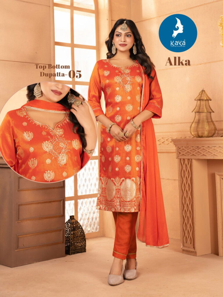 Buy Kaya Alka Viscose Jacquard With Work Kurti Pant And Dupatta Collection Wholesale 2026 9 Buy Kaya Alka Viscose Jacquard With Work Kurti Pant And Dupatta Collection Wholesale 2026