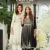 Eba Barbie Vol 5 Black And White Chinon Embroidery Top Plazzo And Dupatta Wholesale