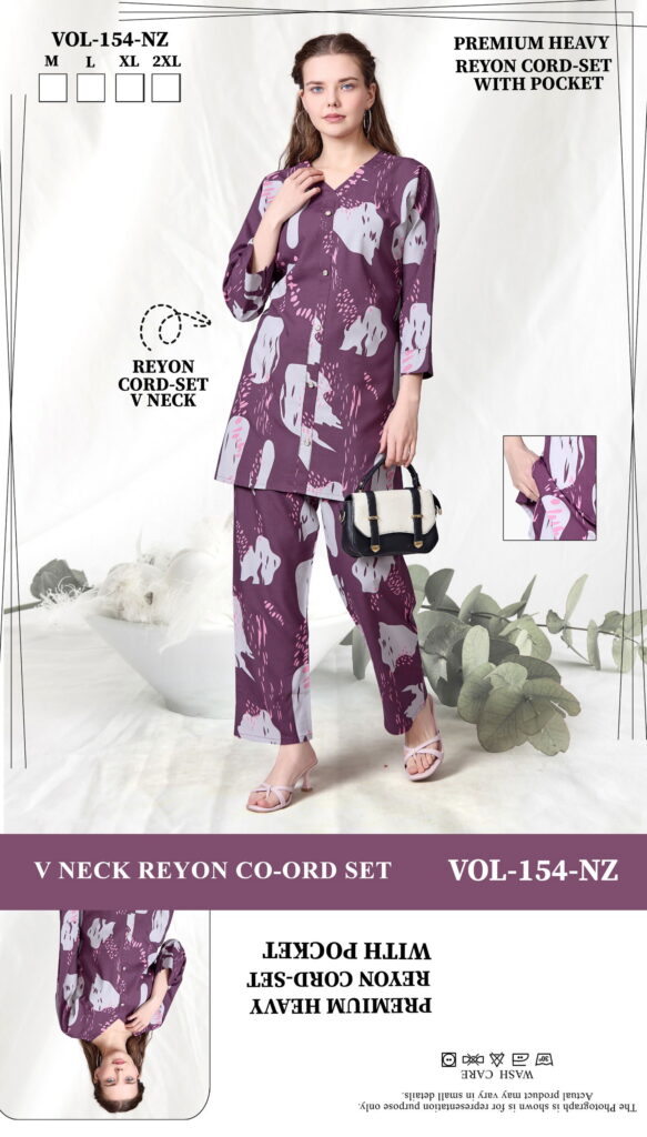 Launching Summer Special 154 NZ Heavy Rayon Print Night Suit Wholesale 2026
