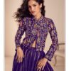 Gulkayra Sargam Vichitra Silk With Embroidery Work Indo Western Collection Wholesale