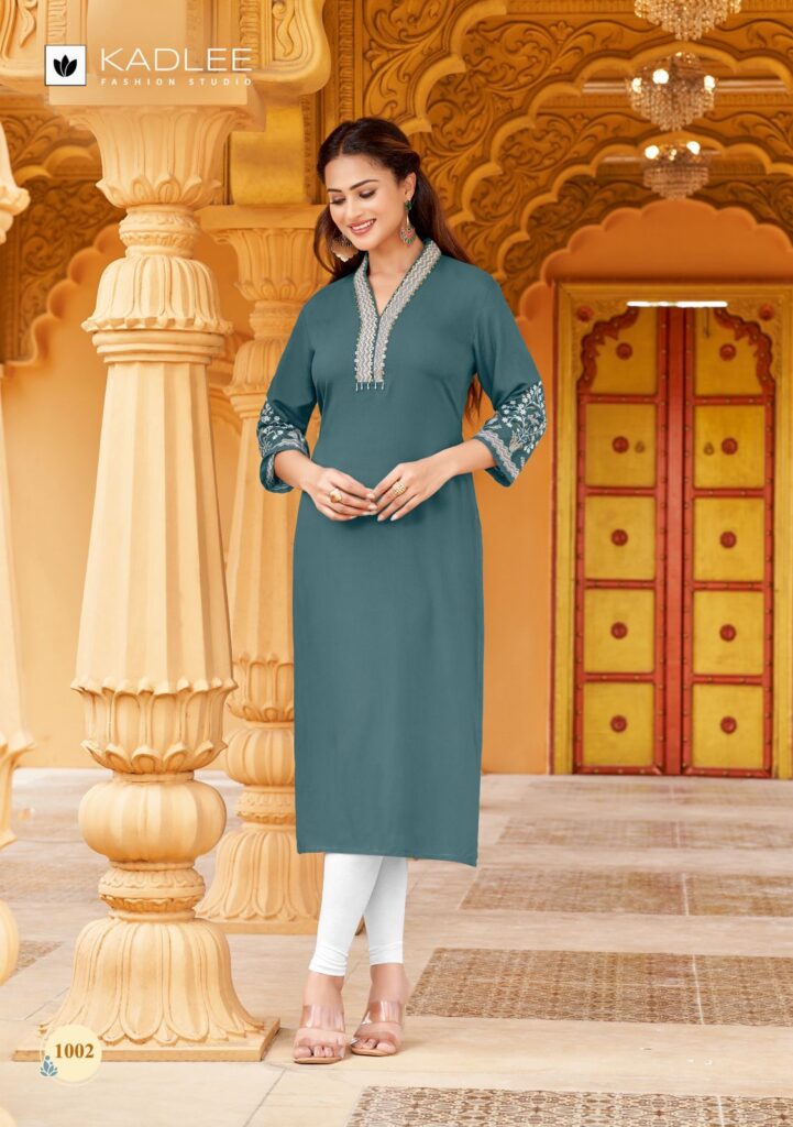 Beautiful Kadlee Ladlee Vol 2 Rayon With Thread Work Kurti Collection Wholesale 2026